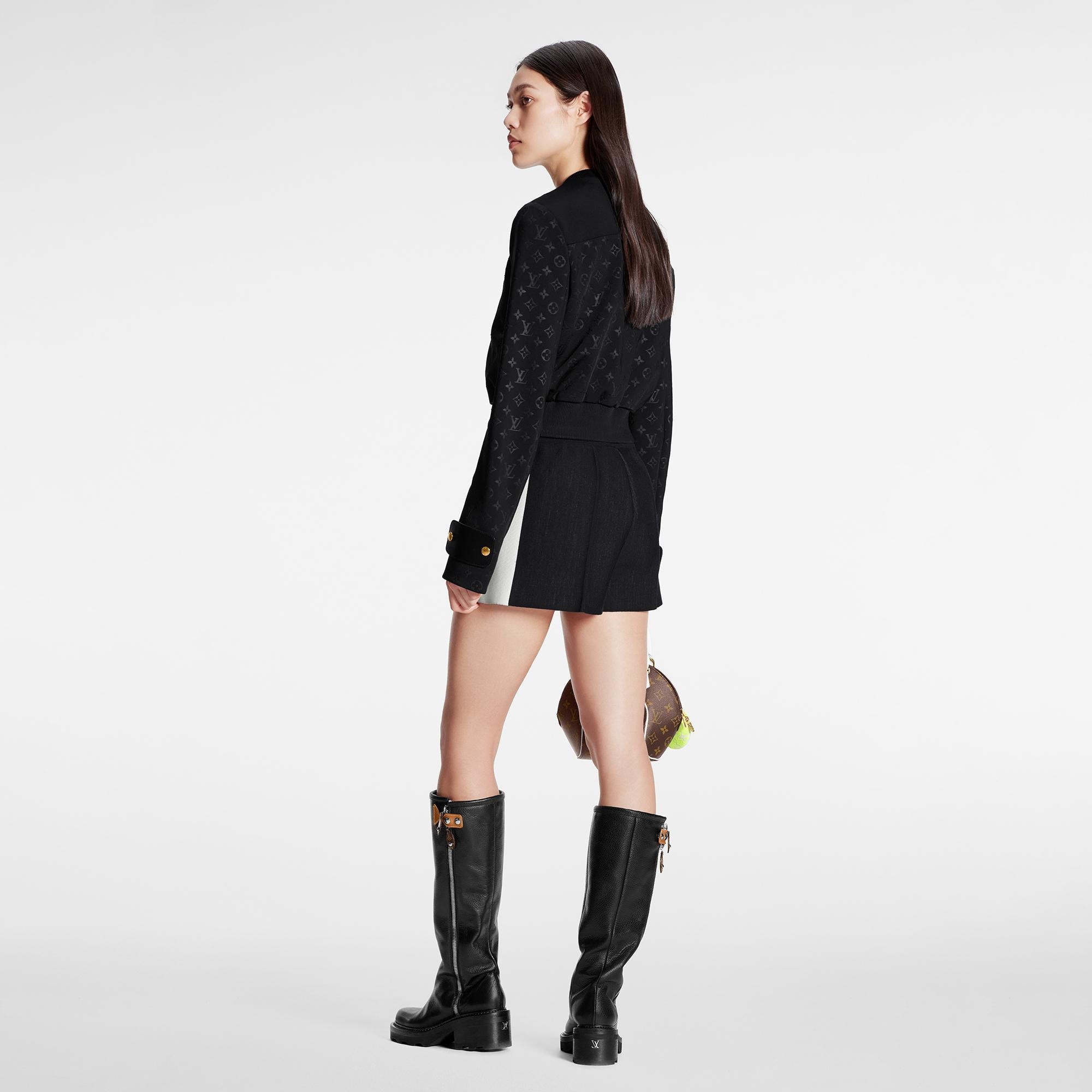 Embossed Monogram Bomber Jacket Ready to Wear LOUIS VUITTON